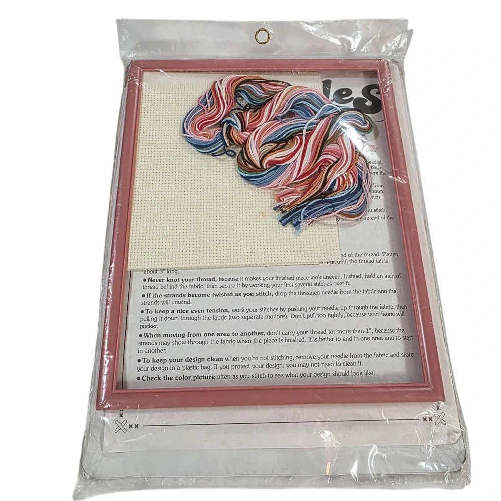 Stitchables Counted Cross Stitch Kit She Who Has a Friend 8x10 Free Frame New